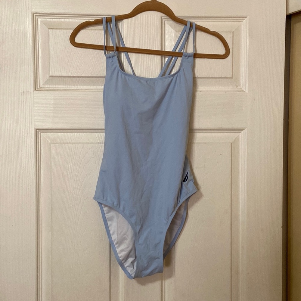 Nautica Strappy Back One Piece Swimsuit